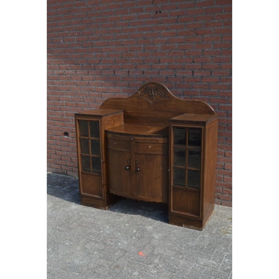 Antieke theeservies kast-1