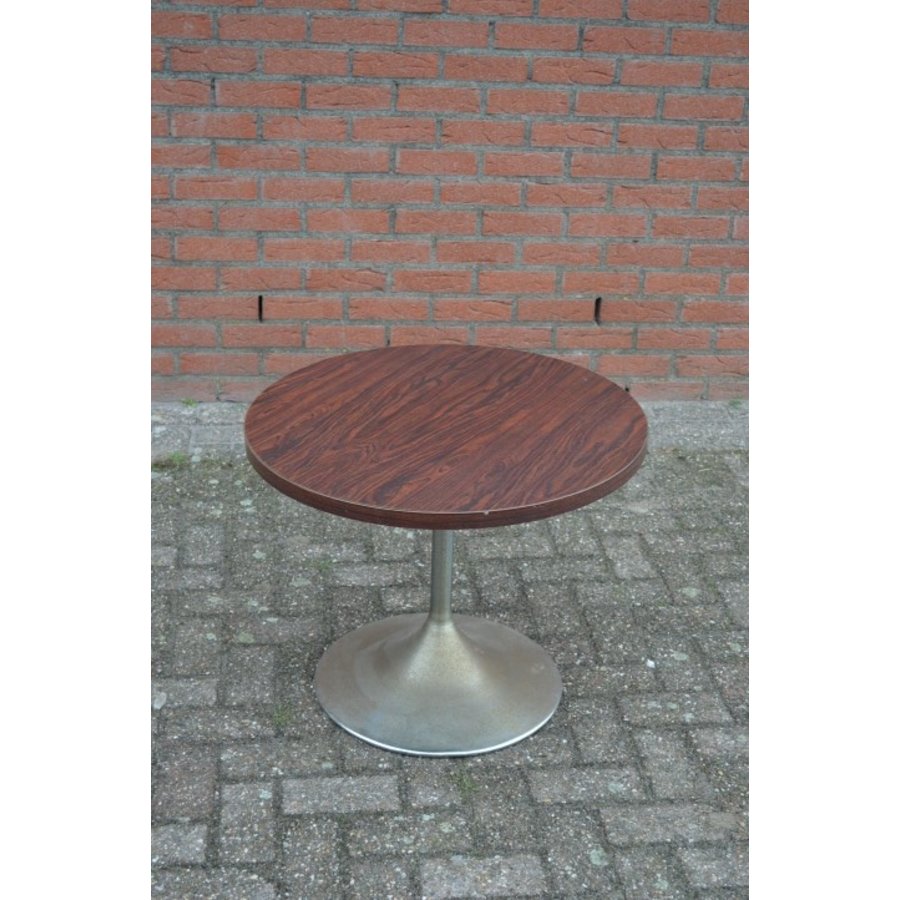 Ronde retro salontafel-1