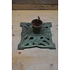 LoodsVol, Tweedehands Groene metalen kerstboomstandaard voor kleine kerstboom