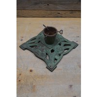 thumb-Groene metalen kerstboomstandaard voor kleine kerstboom-2