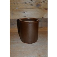 thumb-Grespotje bruin glazuur-1