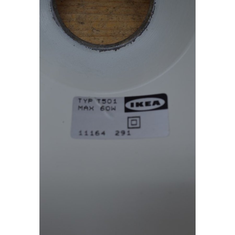 Rode Ikea lampenkap metaal-5