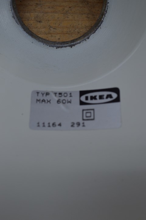 Vintage rode lampenkap │ Metaal │ Ikea │ Hanglamp │  