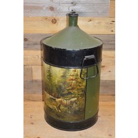 thumb-Oude Shell petroleum tank met landschapschildering-2