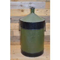 thumb-Oude Shell petroleum tank met landschapschildering-3
