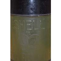 thumb-Oude Shell petroleum tank met landschapschildering-4