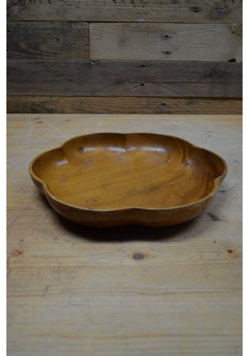 Houten schaal handgemaakt 