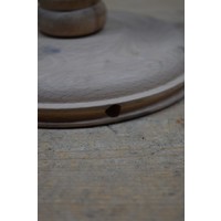 thumb-Set van 2 houten lampenpootjes met fitting opknapper-5