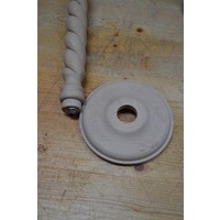 thumb-Set van 2 houten lampenpootjes met fitting opknapper-6