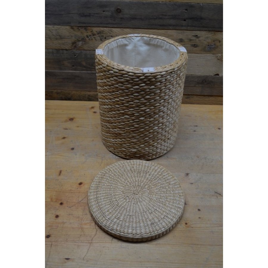 Gevlochten witte kruk-4