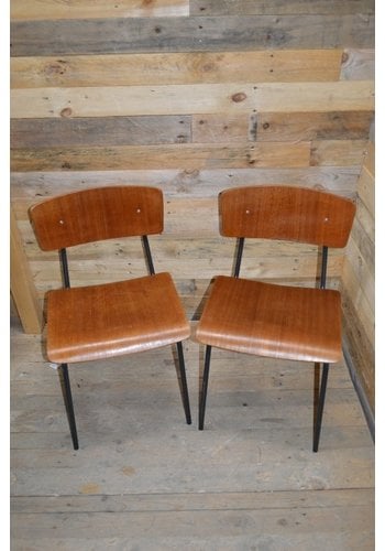 Retro stoeltjes set van 2 