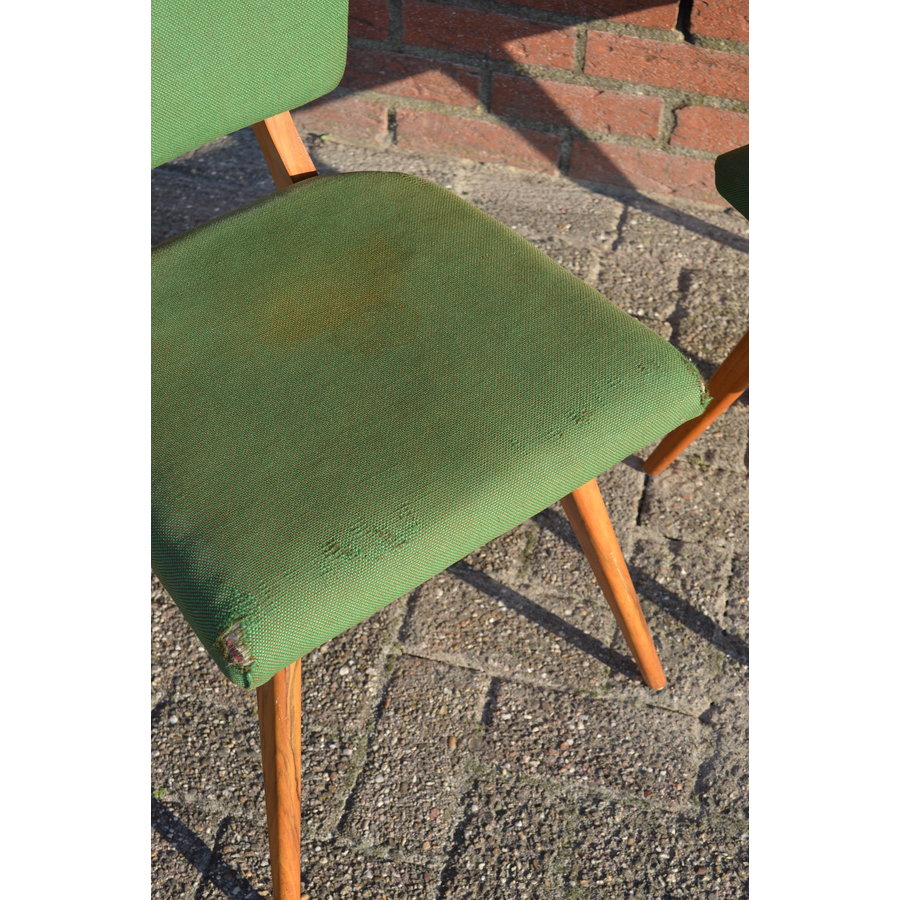 Retro keukenstoelen set van 2-6