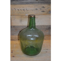 thumb-Oude drankfles groen glas-3