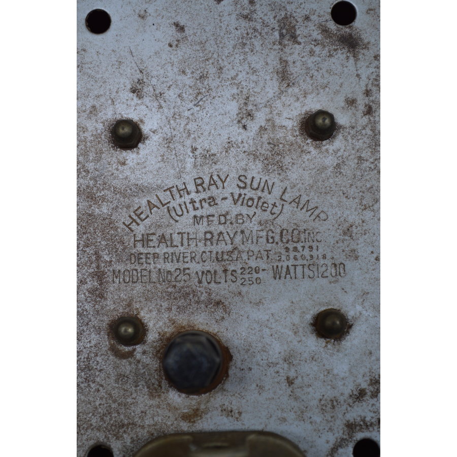 Ouderwetse Health Ray Sun UV lamp als decoratie-4