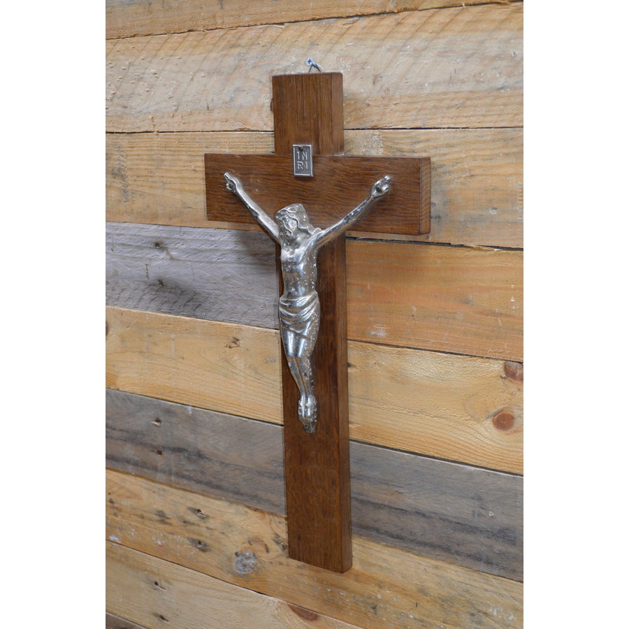 Heilig kruis van eikenhout-4