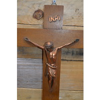 thumb-Heilig kruis met koperen beeld-2