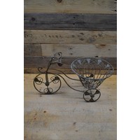 thumb-Metalen decoratieve driewielerfiets met mand-2