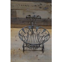 thumb-Metalen decoratieve driewielerfiets met mand-3