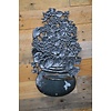 Metalen wand bloempot