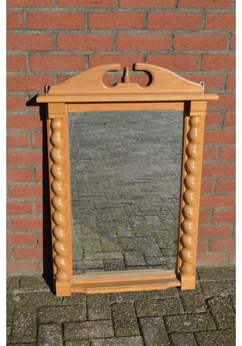 Spiegel blank eiken lijst 