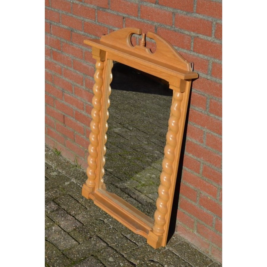 Spiegel blank eiken lijst-3