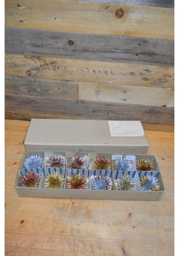 Vintage kerstballen papier 