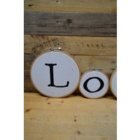 thumb-Love decoratie gespannen doek-2