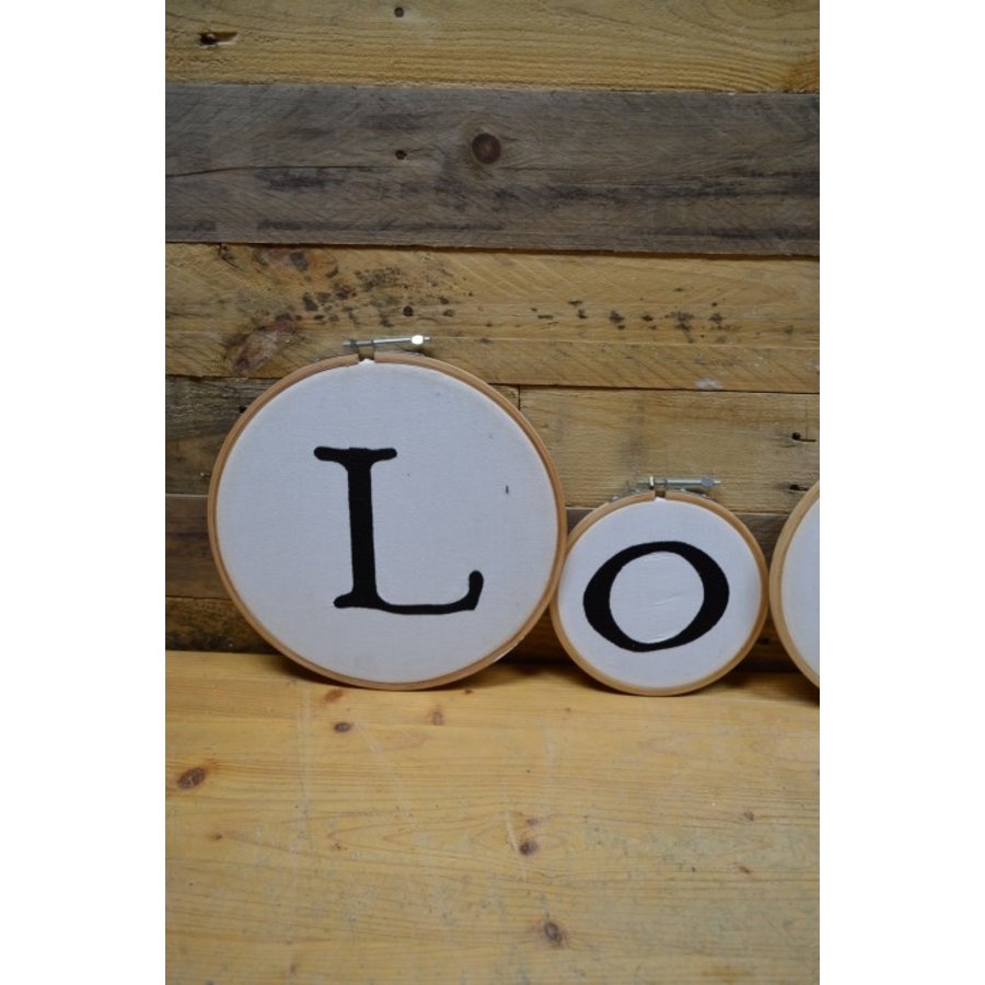 Love decoratie gespannen doek-2