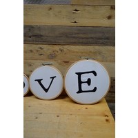 thumb-Love decoratie gespannen doek-3