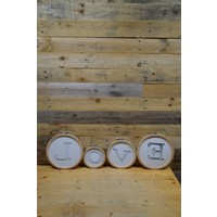 thumb-Love decoratie gespannen doek-4