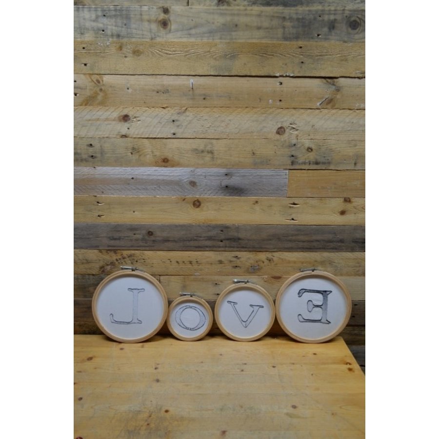 Love decoratie gespannen doek-4