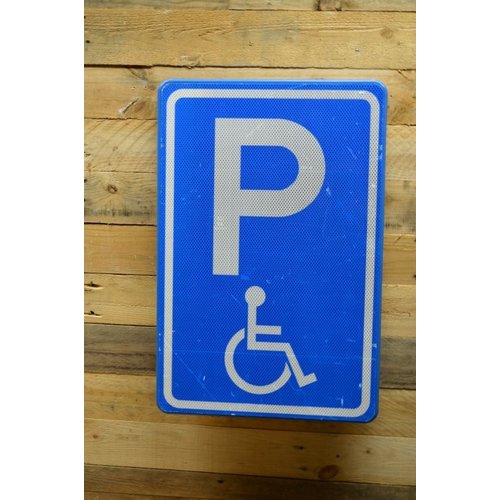 Bord invalidenparkeerplaats 