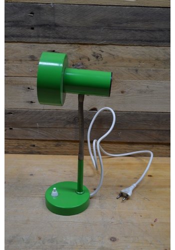 Retro bureaulamp groen 