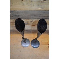 thumb-Set van 2 vintage smeedijzeren kandelaars jaren 70-4