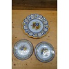 LoodsVol, Tweedehands Keramiek bord met 2 bordjes