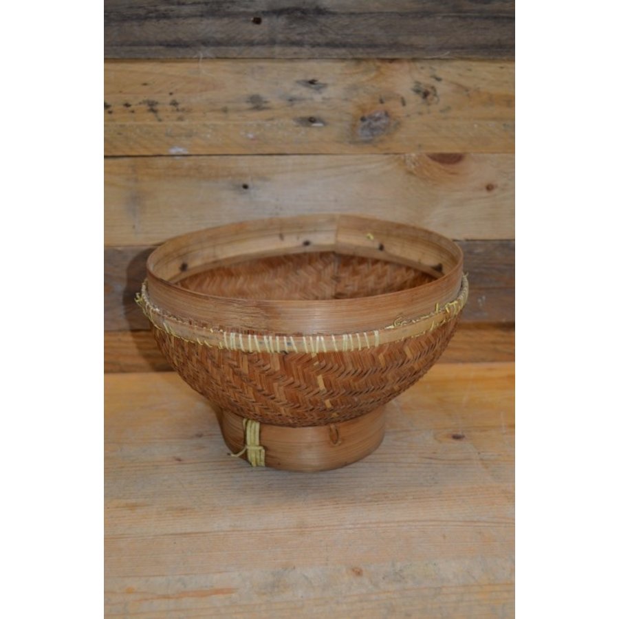 Gevlochten rijstmand bamboe-1