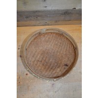 thumb-Gevlochten rijstmand bamboe-4