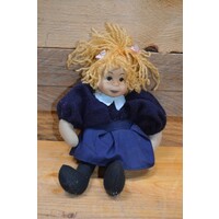 thumb-Vintage meisjes pop blond haar-1