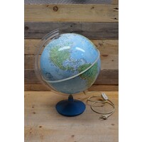 thumb-Wereldbol kunststof retro-1