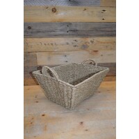 thumb-Gevlochten mand met metalen frame-3