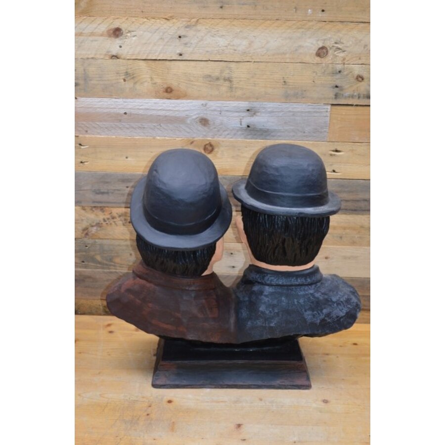 Decoratief beeld van Laurel en Hardy – komisch duo uit polyester-3