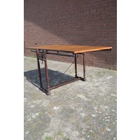 thumb-Antieke swing tafel/boekenkast-9