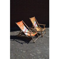 thumb-Appelsientje strandstoel van beukenhout set van 2-2