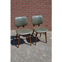 thumb-Keukenstoelen retro 2 stuks-1