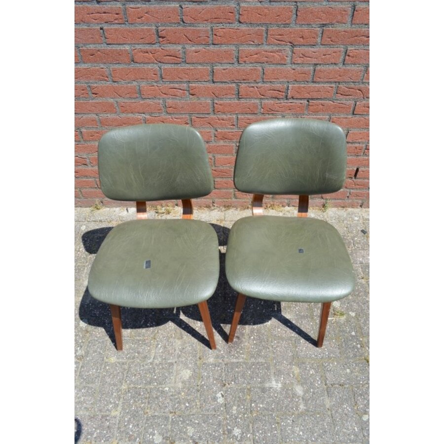 Keukenstoelen retro 2 stuks-4