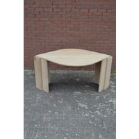 thumb-Eiken eettafel of bureautafel gezandstraald-2