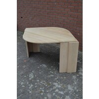 thumb-Eiken eettafel of bureautafel gezandstraald-3