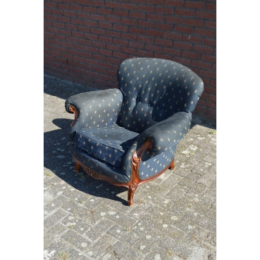 Barok armfauteuil opknapper-5