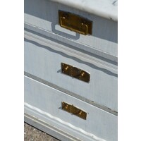 thumb-Oude commode met marmer blad-4