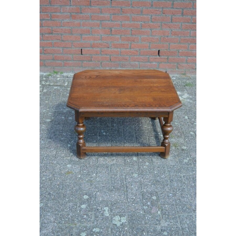 Salontafel eiken achthoekig-2